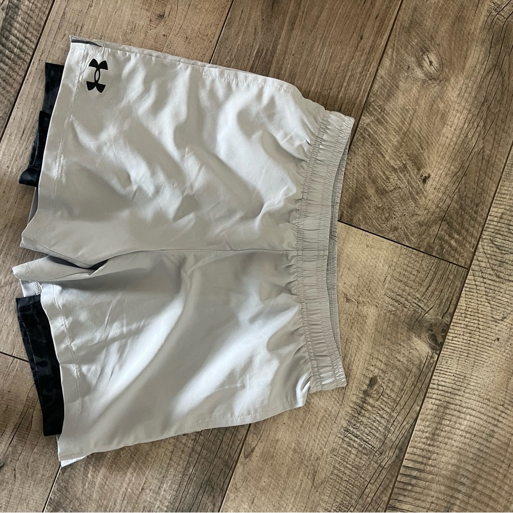 Under Armour Kids' Gray Athletic Shorts